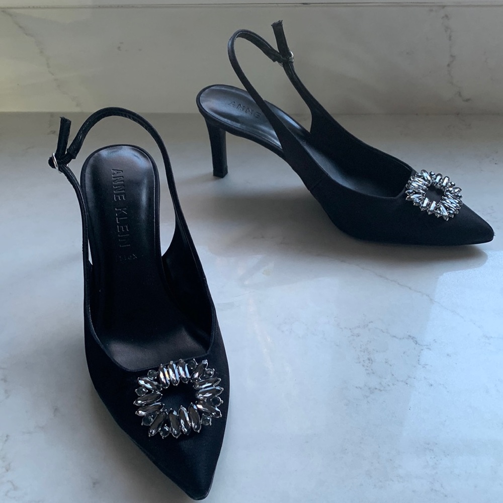 Anne Klein Slingback Gem Pumps